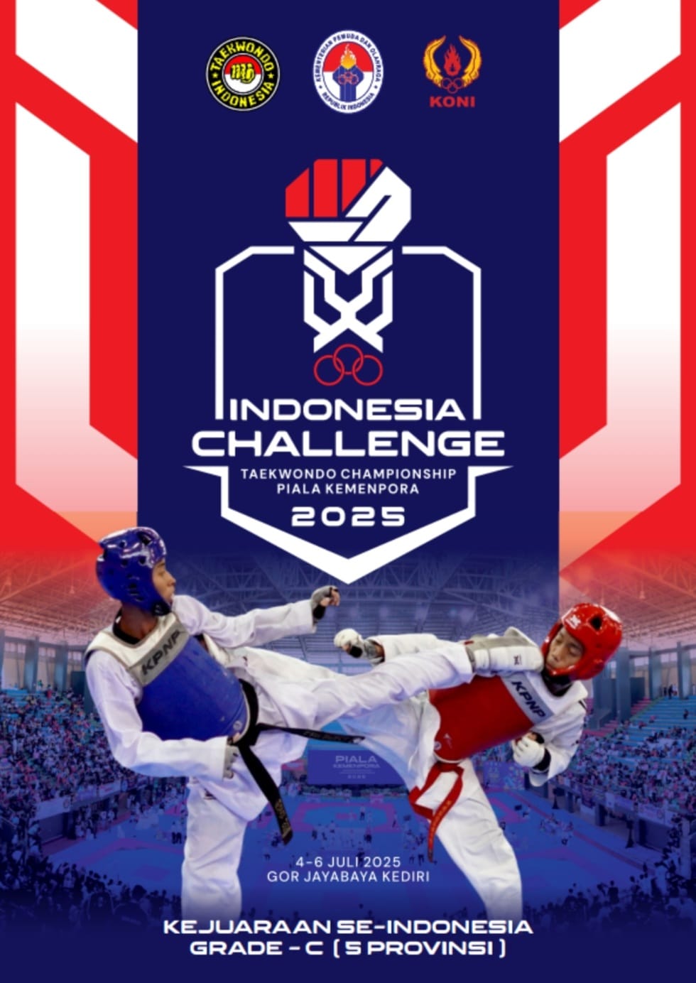Ajang Pertarungan Prestasi Taekwondo di Tanah Air Taekwondo Indonesia Dojang perwiramuda